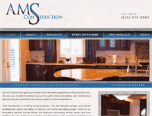 Tablet Screenshot of amsconstruction.info